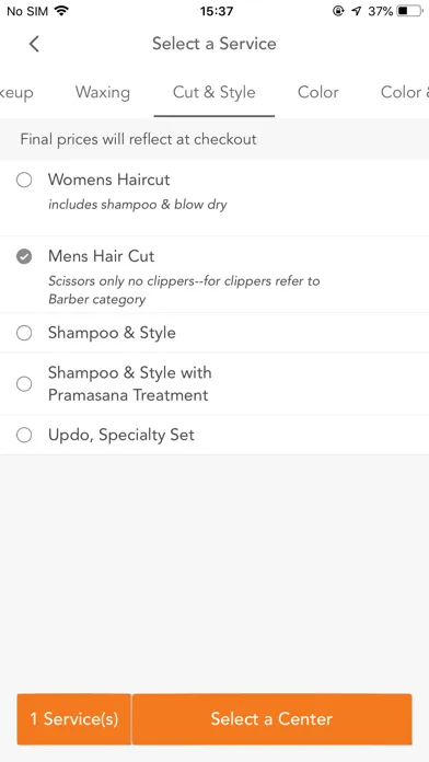 Zrzuty ekranu Cinta Aveda Institutes