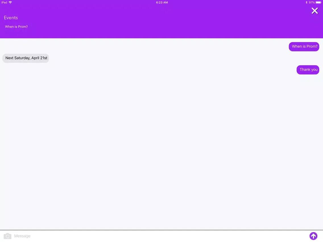 Zrzuty ekranu #SpeakUp iPad 