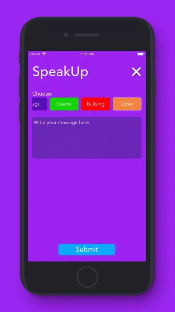 Zrzuty ekranu #SpeakUp