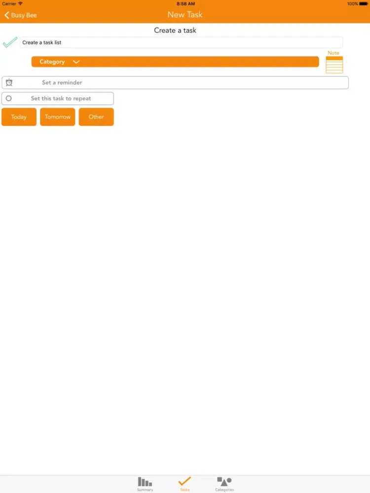 صور Busy Bee- Tasks, Reminders and Notes iPad 