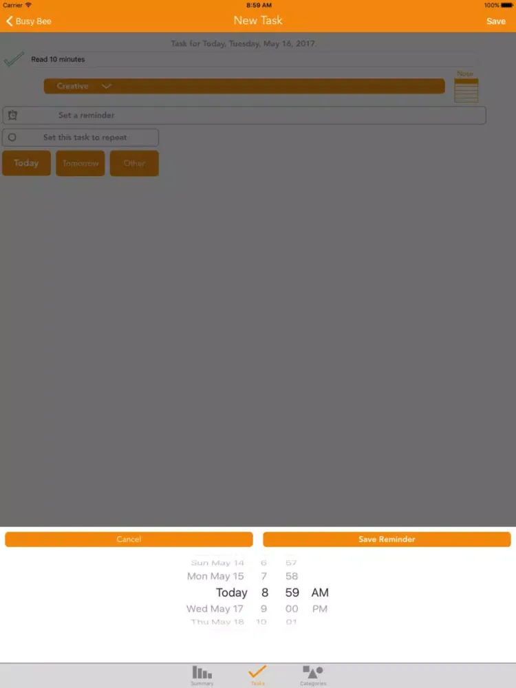 صور Busy Bee- Tasks, Reminders and Notes iPad 