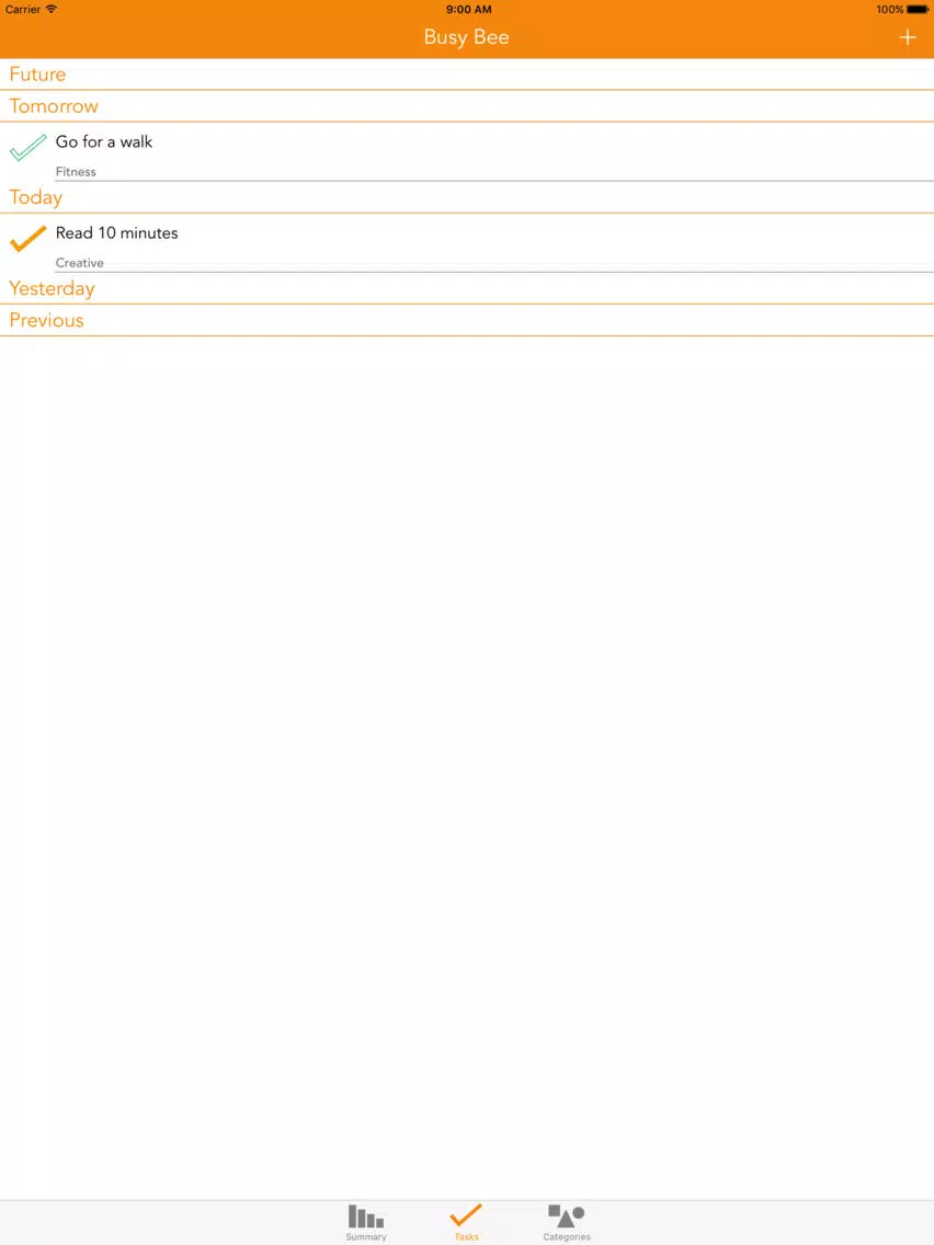 Busy Bee- Tasks, Reminders and Notes iPad  Screenshots