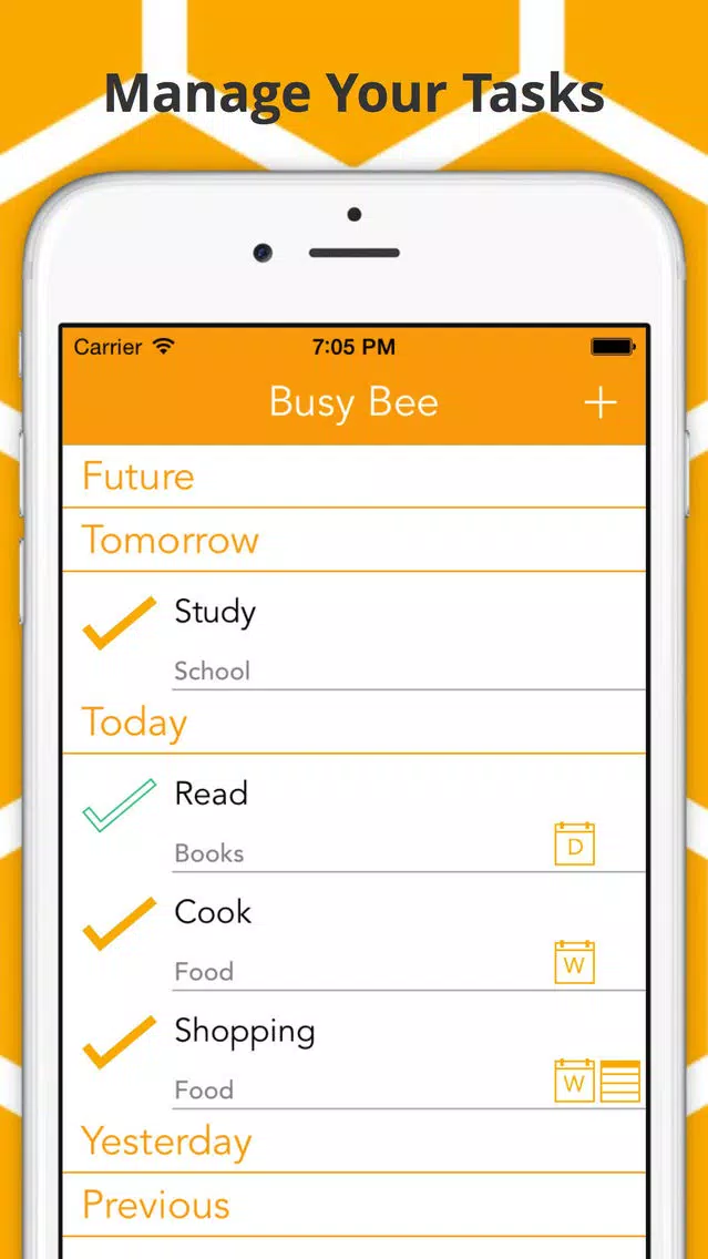 Busy Bee- Tasks, Reminders and Notes Screenshots