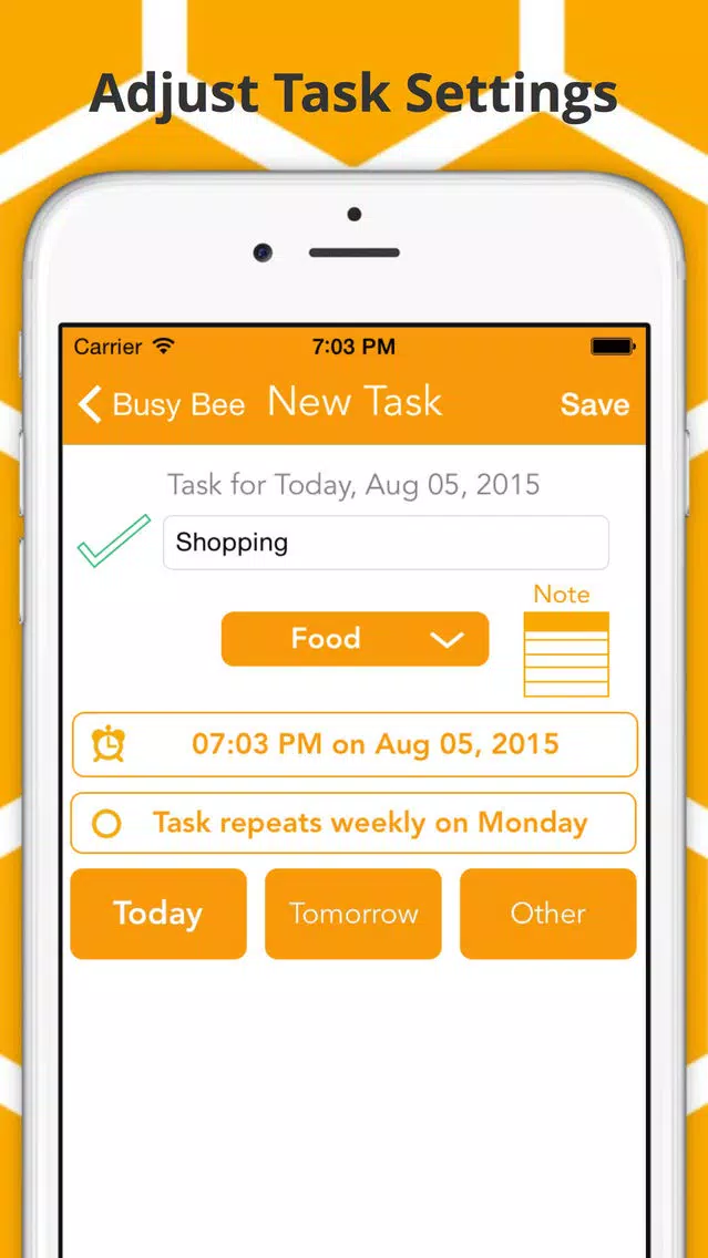 Busy Bee- Tasks, Reminders and Notes Screenshots