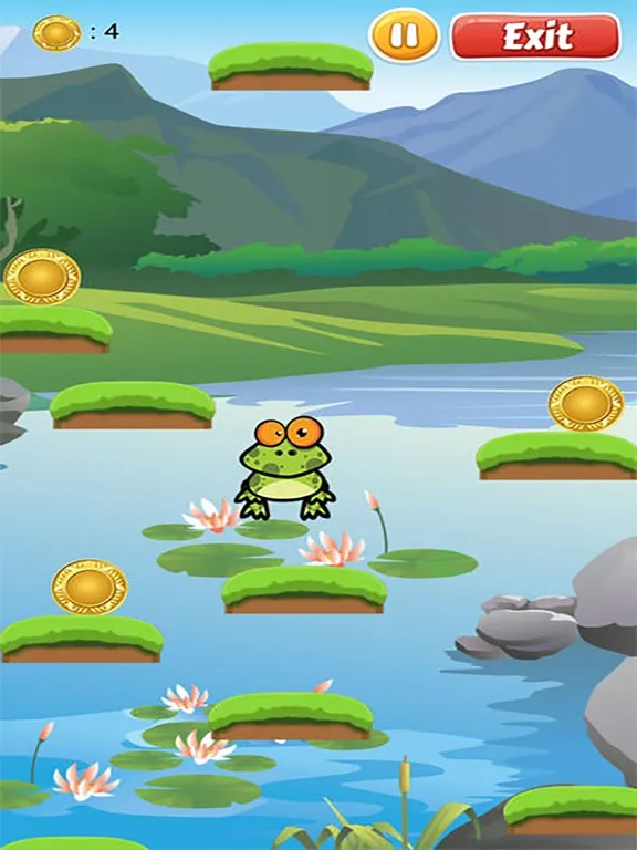 Frog jump games iPad  स्क्रीनशॉट