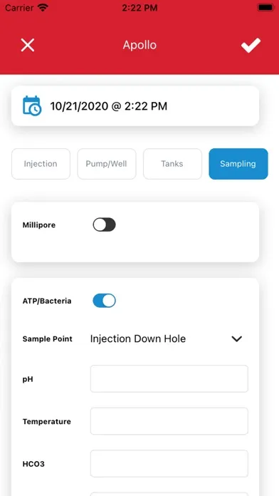 Screenshot di CIP Field Portal