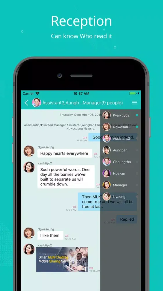 Скриншоты MyChat Myanmar