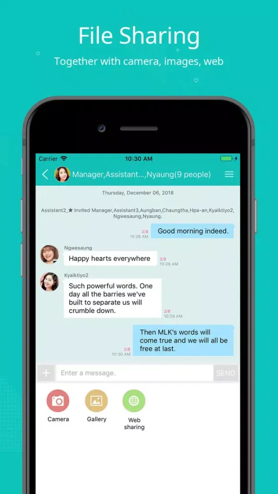 Скриншоты MyChat Myanmar
