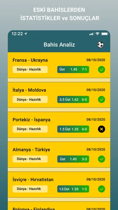 Bahis Analizi سکرین شاٹس