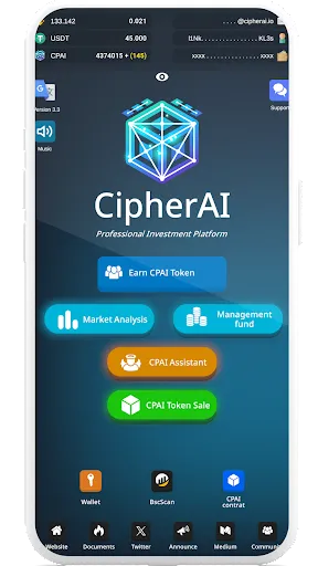 Cipher AI - Crypto Investing Screenshots