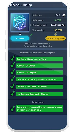 Cipher AI - Crypto Investing Screenshots