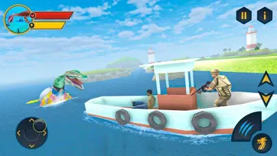Sea Monster Game-City Dinosaur स्क्रीनशॉट