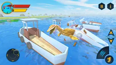 Sea Monster Game-City Dinosaur स्क्रीनशॉट