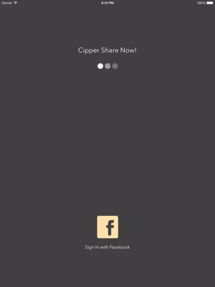Capturas de pantalla de Share Now! iPad 