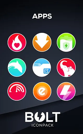 BOLT Icon Pack スクリーンショット