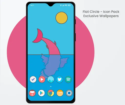 Flat Circle - Icon Pack应用截图