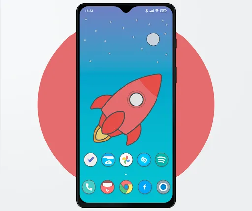 Flat Circle - Icon Pack应用截图
