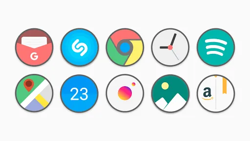 Flat Circle - Icon Pack应用截图