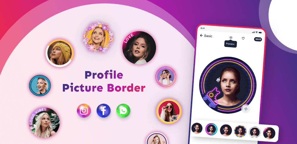 Profile Picture Border Frame