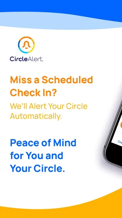 Circle Alert Safety Check In Screenshots