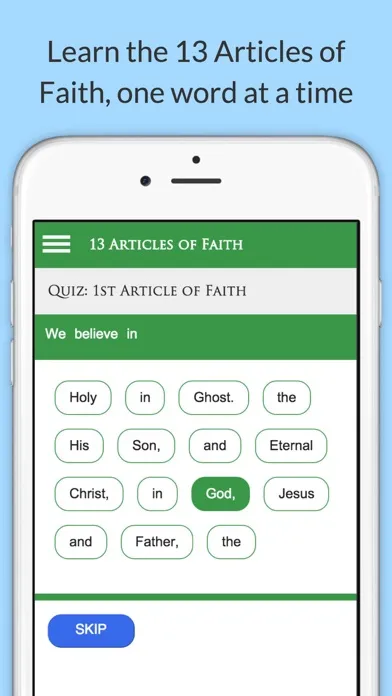 LDS Articles of Faith應用截圖