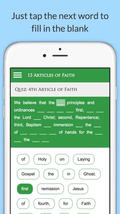 LDS Articles of Faith應用截圖