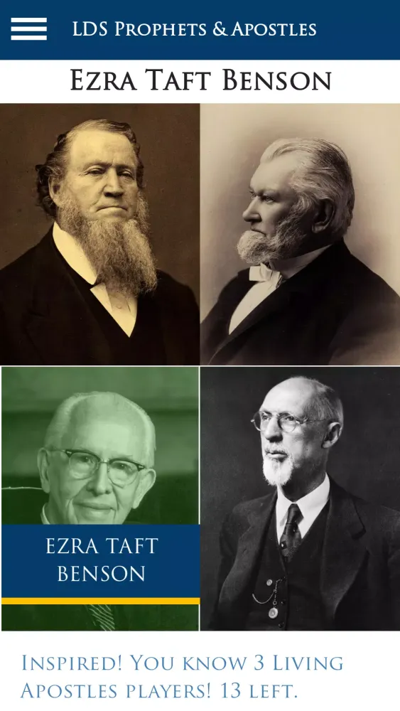 Captures d'écran de LDS Prophets & Apostles Lite