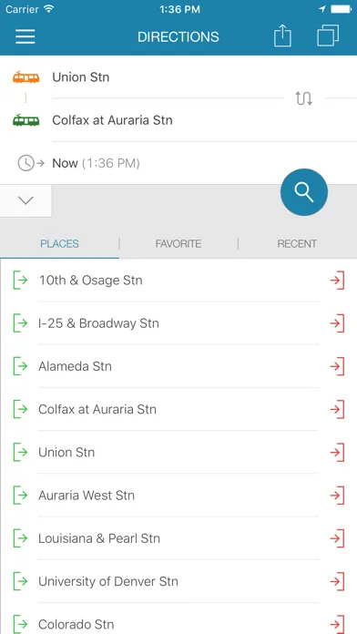 ezRide Denver - RTD Transit应用截图