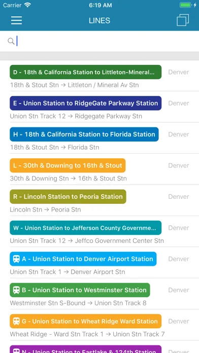 ezRide Denver - RTD Transit应用截图