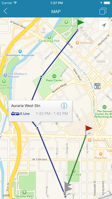 ezRide Denver - RTD Transit应用截图