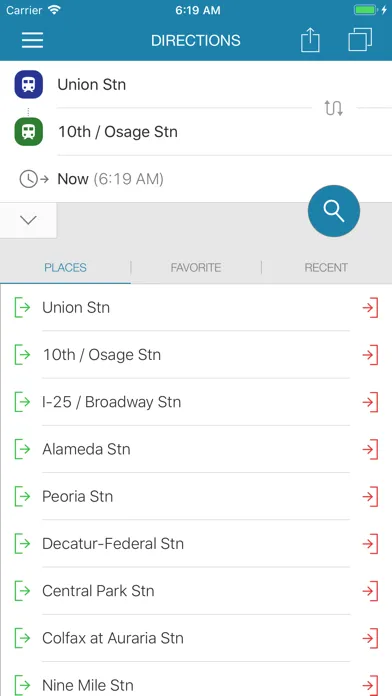 ezRide Denver - RTD Transit应用截图