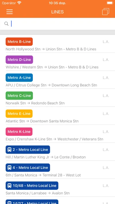 ezRide LA METRO - Transit سکرین شاٹس