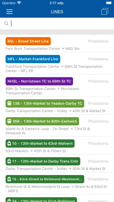 ezRide Philadelphia SEPTA स्क्रीनशॉट