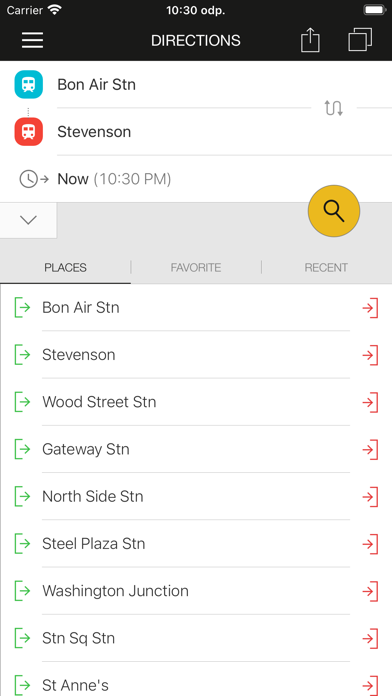 ezRide Pittsburgh PRT Screenshots