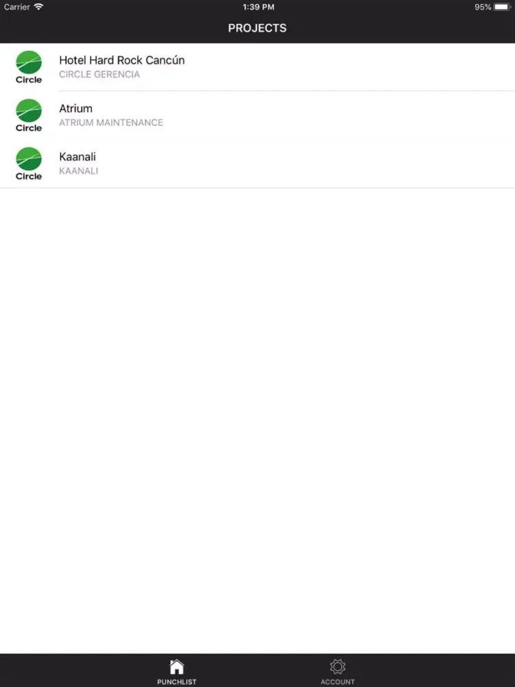 Circle Punch List iPad  স্ক্রিনশট