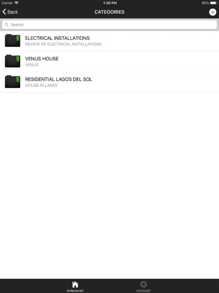 Circle Punch List iPad  স্ক্রিনশট
