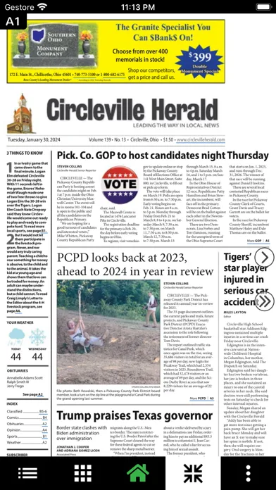 تصاویر Circleville Herald eEdition