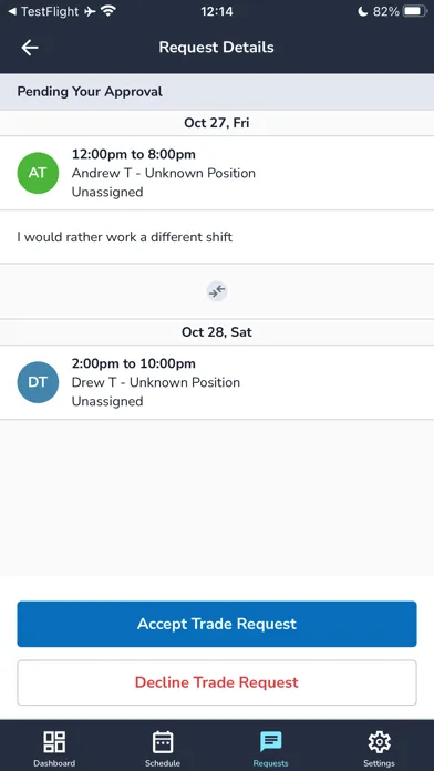 Tangkapan layar Covr Employee