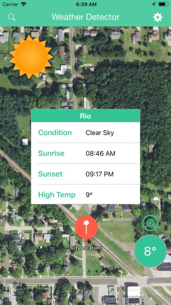 Weather Detector سکرین شاٹس