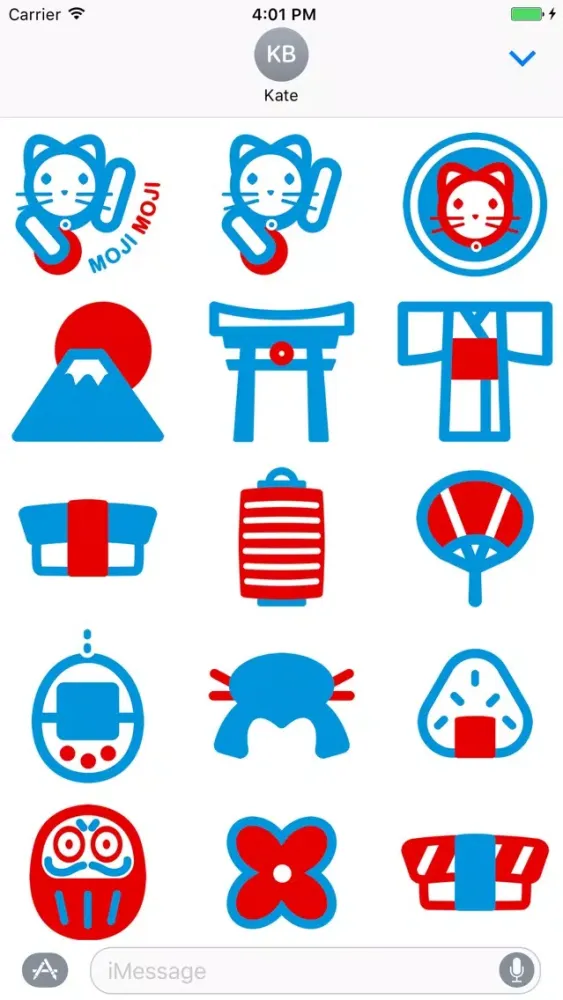 Moji Moji ! Japan Stickers Screenshots