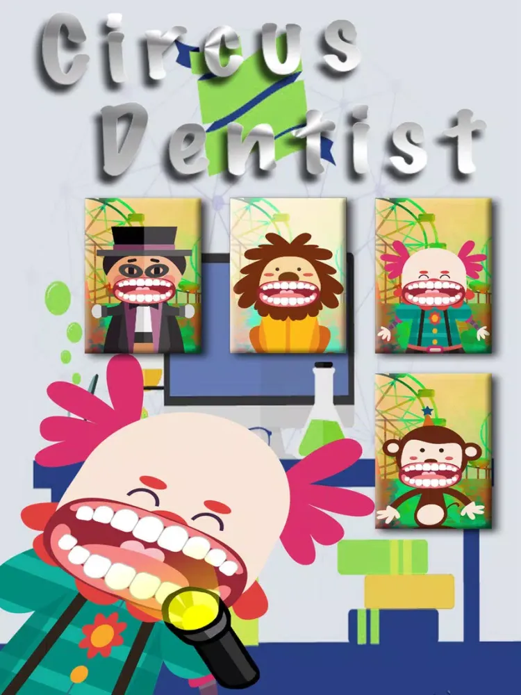 Dentist Game - Amazing Crazy Circus & Fun Animal iPad  Screenshots
