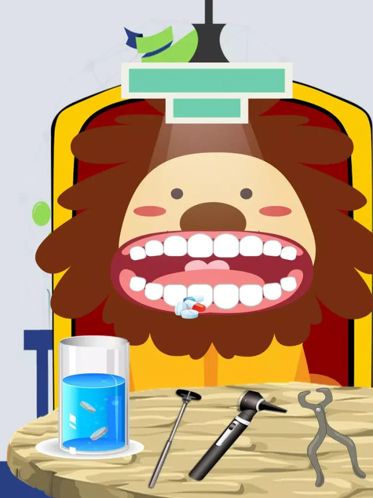Dentist Game - Amazing Crazy Circus & Fun Animal iPad  Screenshots