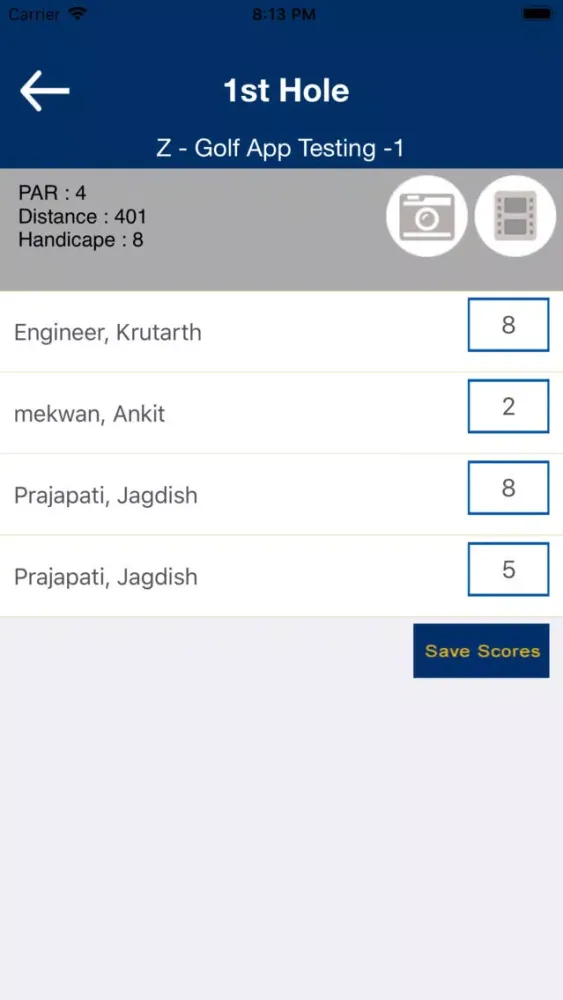 Drexel Golf Event App سکرین شاٹس