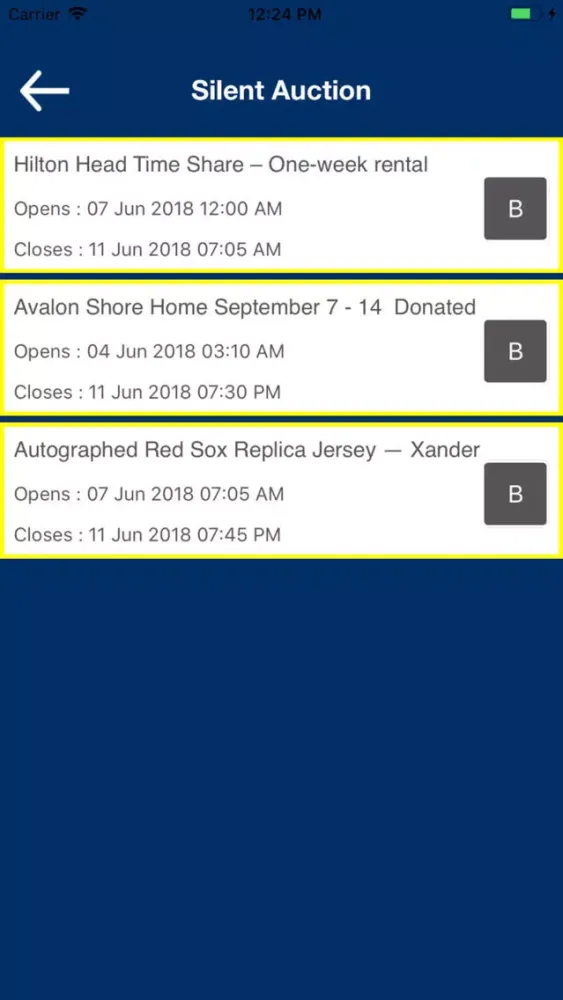 Drexel Golf Event App سکرین شاٹس