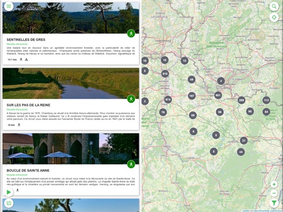 Captures d'écran de Balades en Moselle iPad 