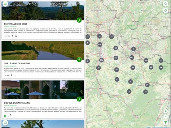 ภาพหน้าจอของ Balades en Moselle iPad 
