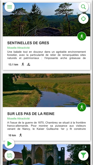 Captures d'écran de Balades en Moselle