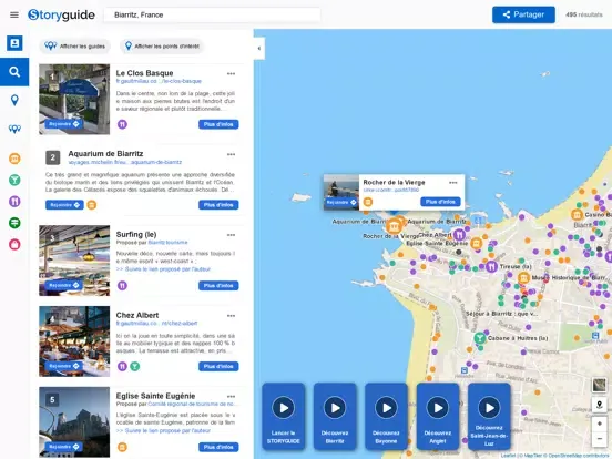 Tangkapan skrin Storyguide : visitez le monde iPad 