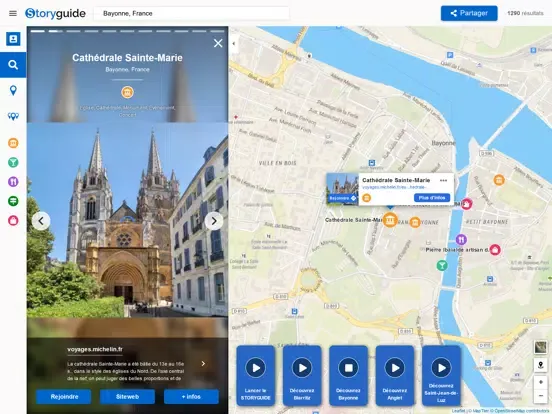 Tangkapan skrin Storyguide : visitez le monde iPad 