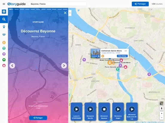 Tangkapan skrin Storyguide : visitez le monde iPad 